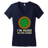 i'm huge in the shire Women's V-Neck T-Shirt