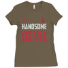 handsome devil Ladies Fitted T-Shirt