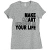 make smart choicees in your life Ladies Fitted T-Shirt