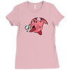 kirbythulhu (no text) Ladies Fitted T-Shirt