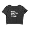 bono clayton edge mullen Crop Top