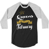 queens are born in february 3/4 Sleeve Shirt