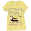 norwegian forest cat Ladies Fitted T-Shirt
