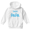 Only the Best Dads get Promoted to Papa Youth Hoodie