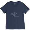 miss scissors rhinestone V-Neck Tee