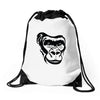 monkey face Drawstring Bags
