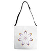 rainbow flower Adjustable Strap Totes