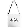 girlfriend friends tv show parody Adjustable Strap Totes