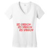 Red Sparrow Women's V-Neck T-Shirt