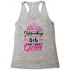 Celebrating With the 8th Birthday Queen Racerback Tank