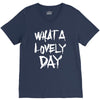 waht a lovely day V-Neck Tee