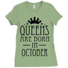queens are born in october (2) Ladies Fitted T-Shirt