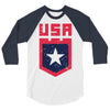 land of the free 3/4 Sleeve Shirt