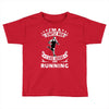simple man running Toddler T-shirt