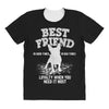 Best Friend Pug All Over Women's T-shirt