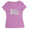 pickles are cucumbers soaked in evil Women's Triblend Scoop T-shirt