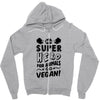 Be A Super Hero For Animals Go Vegan! Zipper Hoodie