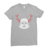 darth vader reindeer Ladies Fitted T-Shirt