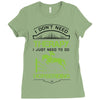I Don't Need Therapy Just to Do Horseriding Ladies Fitted T-Shirt
