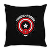 patriotic plumbing Throw Pillow