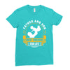 Father and Son Best Friends for Life Ladies Fitted T-Shirt