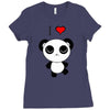 i love panda Ladies Fitted T-Shirt