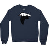 atlanta skyline falcons logo Crewneck Sweatshirt
