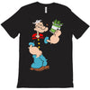 popeye spinach retro mens funny T-Shirt