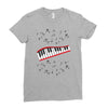 Piano And Music Ladies Fitted T-Shirt