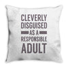 cleverly disguised Throw Pillow