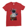 who loves labrador retriever Ladies Fitted T-Shirt