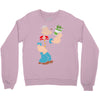 popeye spinach retro mens funny Crewneck Sweatshirt
