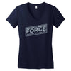 the force is strong with this one Women's V-Neck T-Shirt