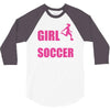 all this girl cares about is soccer and like maybe 3 people 3/4 Sleeve Shirt