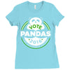 vote pandas Ladies Fitted T-Shirt