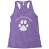 paw pun for pet lovers Racerback Tank