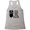 old school rock Racerback Tank