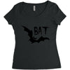 bat (2) Women's Triblend Scoop T-shirt