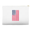 t-rex vintage american flag Accessory Pouches