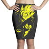 son goku dragonball z fun Pencil Skirts