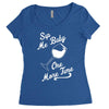 sip me baby one more time wine glass Women's Triblend Scoop T-shirt