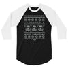 white christmas 3/4 Sleeve Shirt