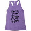 Love You To The Moon And Back Racerback Tank