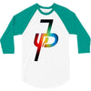 jake paul colorful 3/4 Sleeve Shirt