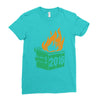 2016 dumpster fire (2) Ladies Fitted T-Shirt