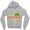 camp fire swamp Zipper Hoodie