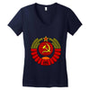 cccp Women's V-Neck T-Shirt