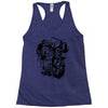 skull pirate Racerback Tank