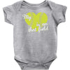 my heart is on that field Baby Onesie