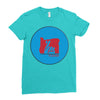 please blu Ladies Fitted T-Shirt